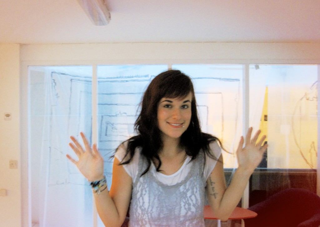 OKFN at the Centre for Creative Collaboration, Kat Braybrooke says hello.