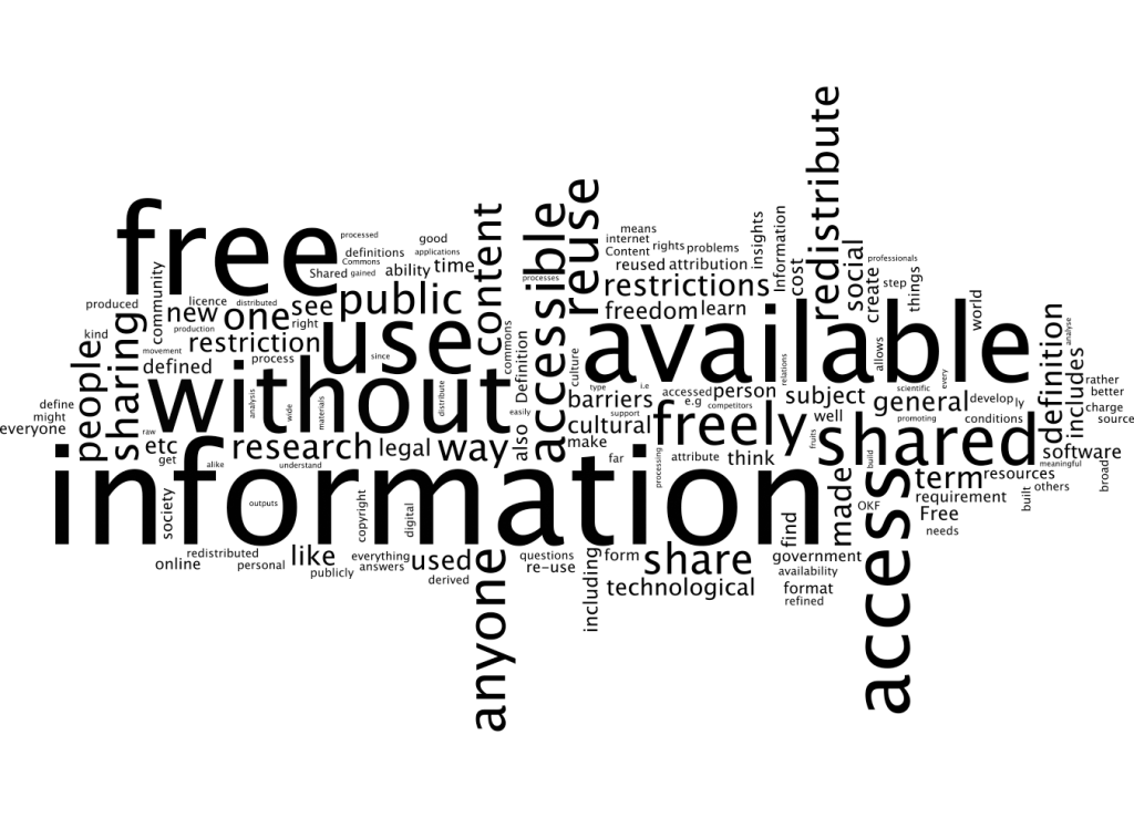 how you define open knowledge