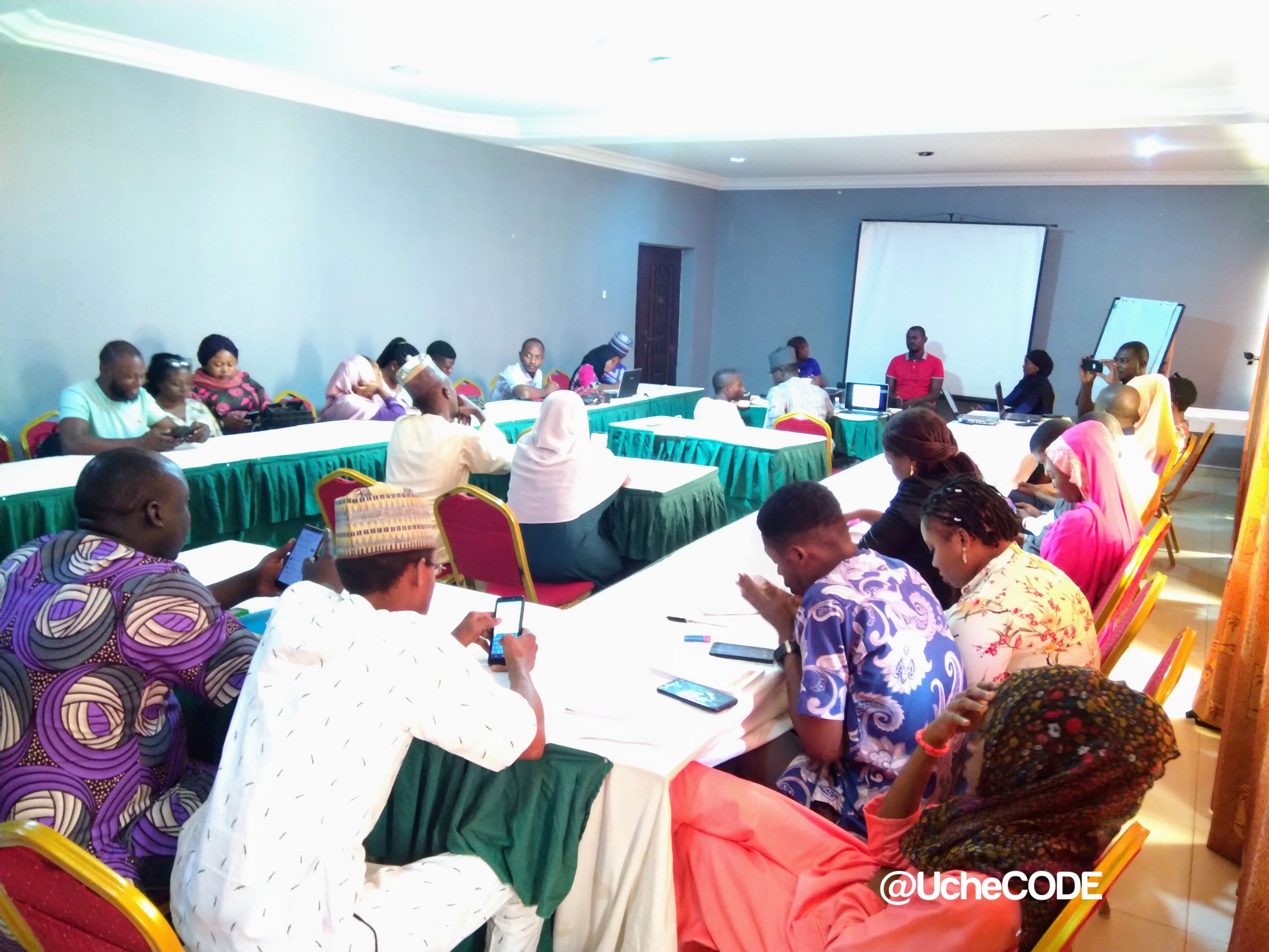 Participants at Follow the Money Kaduna's Open Data Day 2020 event