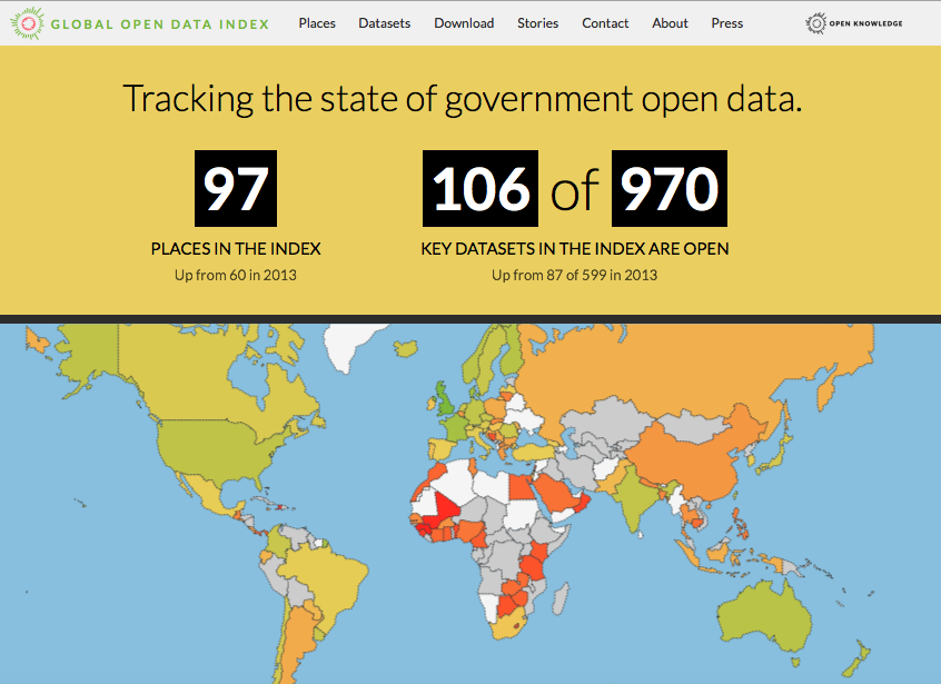 2014 Global Open Data Index